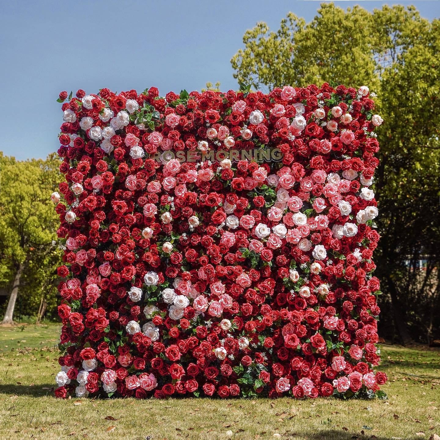 Mur de fleurs